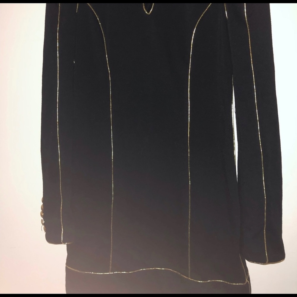 BLACK COCKTAIL DRESS - Picture 2 of 3